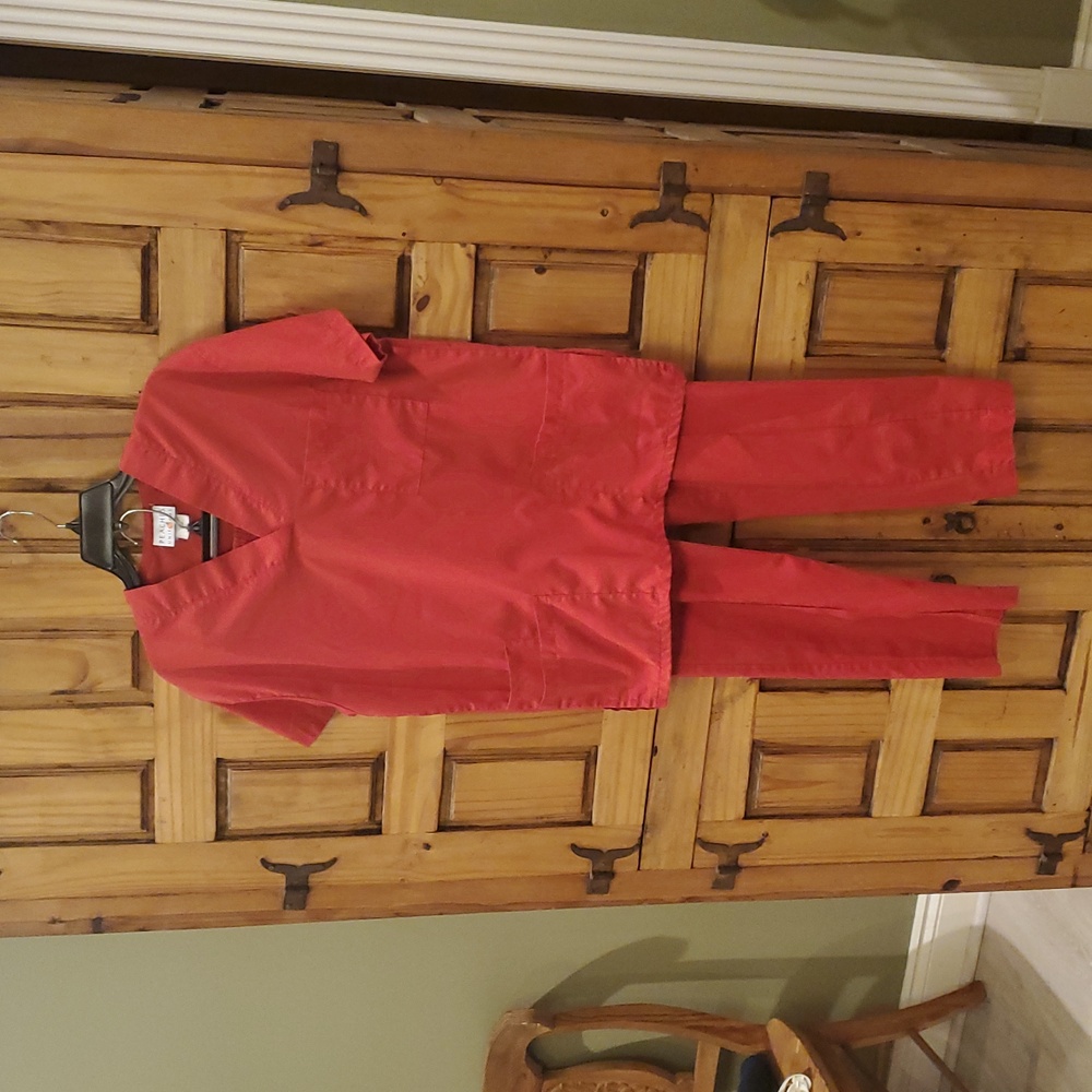 Peaches Uniforms Scrub Set Small Red